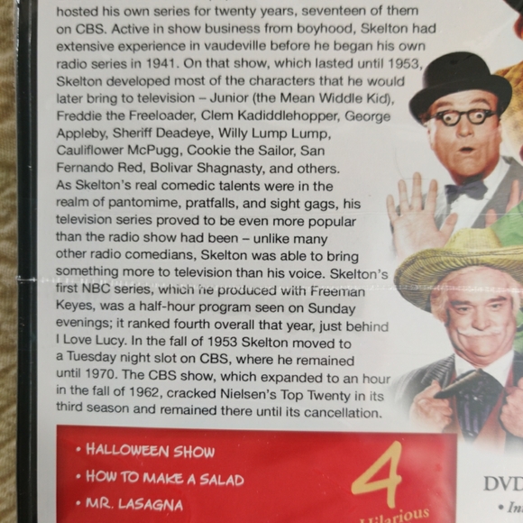 TV Classics Red Skeleton America's Favorite Funny Man Two VHS Set, New Sealed - Picture 11 of 11